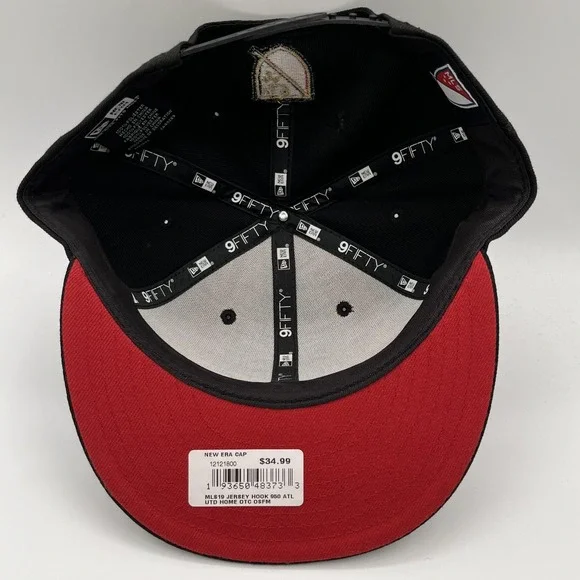 Atlanta United New Era 9FIFTY Hat Cap Snap Back Patch MLS Soccer Football NEW - Picture 8 of 10